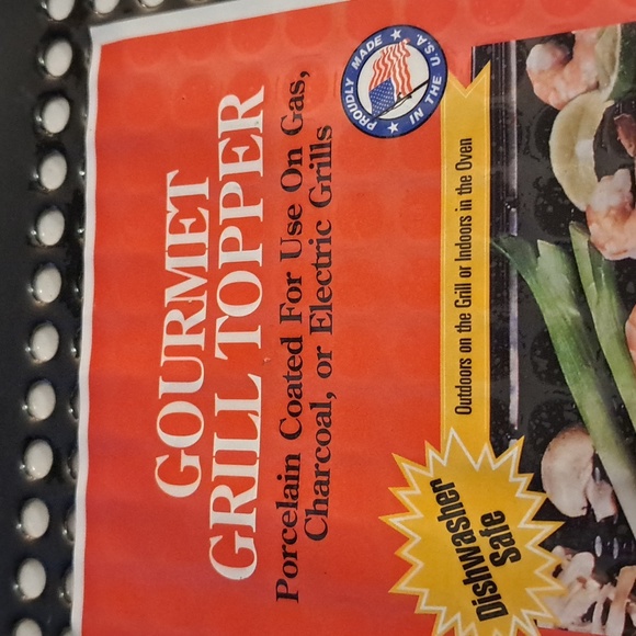 Gourmet Porcelain Coated Grill Topper (set of 2) - Picture 3 of 3